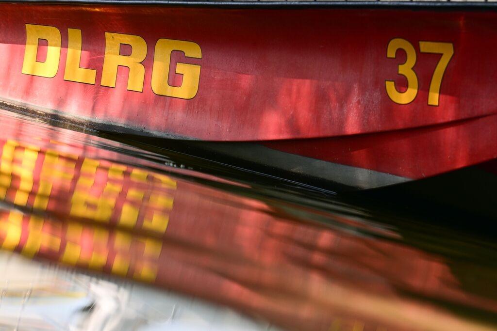 (Archivbild): Ein Boot der Deutschen Lebens-Rettungs-Gesellschaft (DLRG)