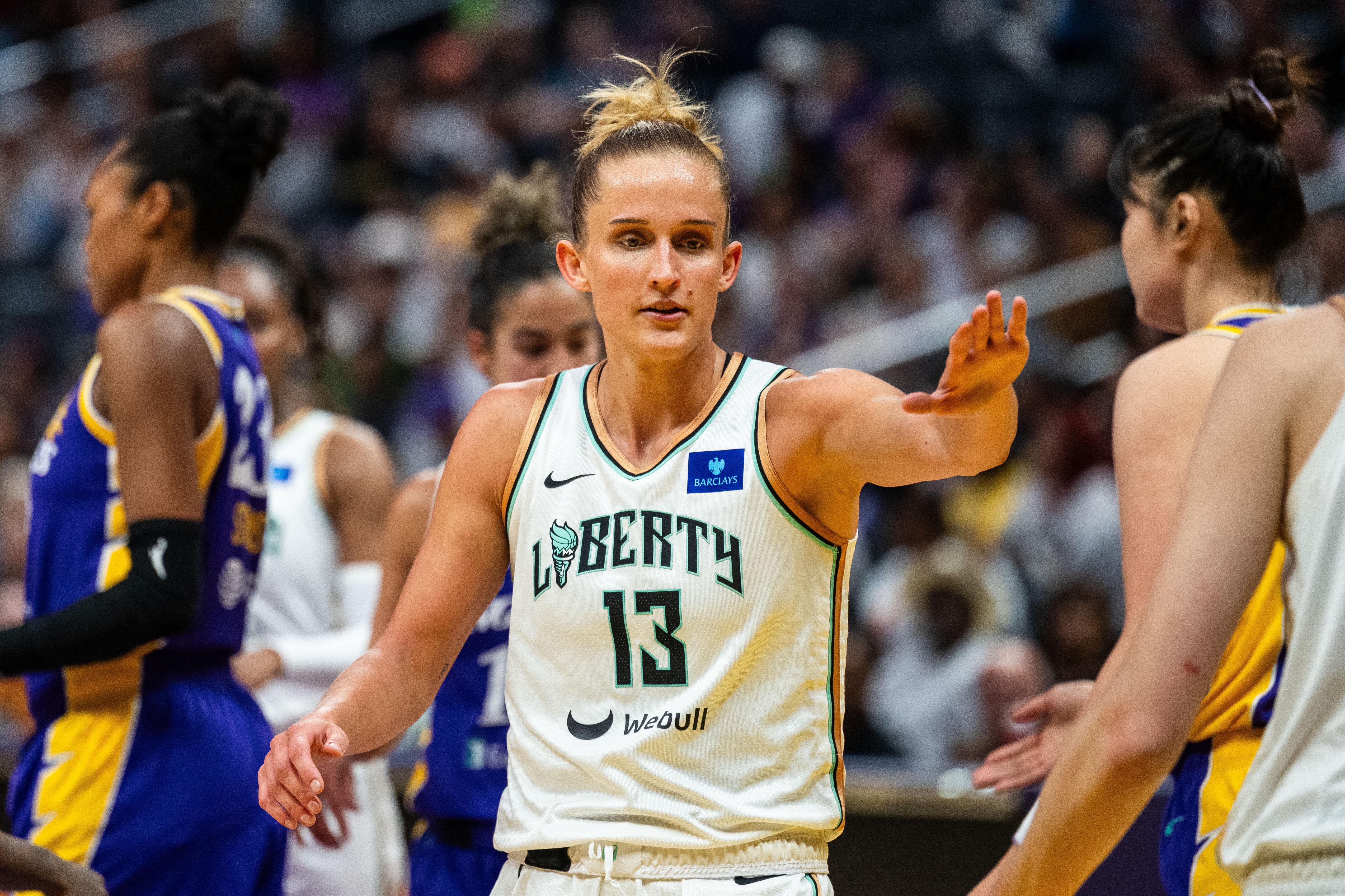 Leonie Fiebich bei New York Liberty 