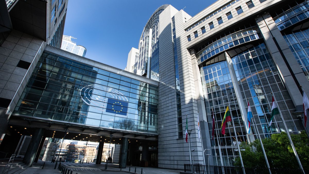 Das Europaparlament in Brüssel.