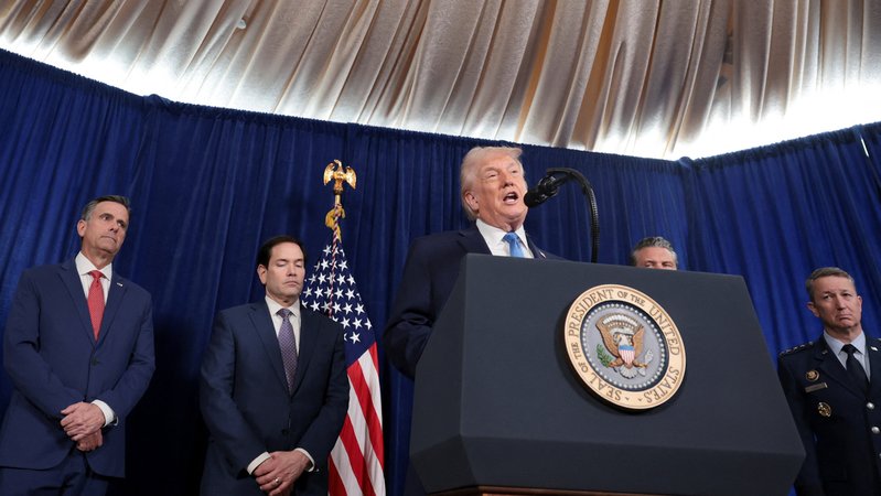 Die USA wollen laut US-Präsident Trump nach der Entführung des venezolanischen Präsidenten Maduro die Führung des Landes vorerst übernehmen. | Bild: Reuters Die USA wollen laut US-Präsident Trump nach der Entführung des venezolanischen Präsidenten Maduro die Führung des Landes vorerst übernehmen.