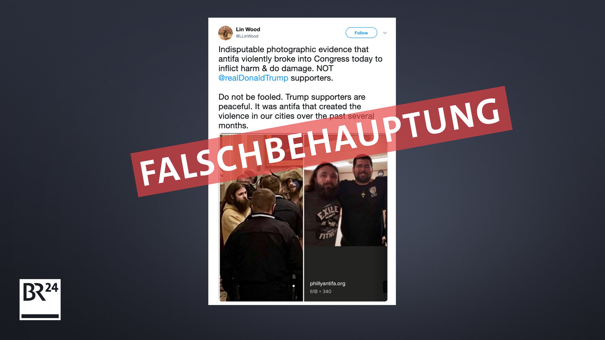 Tweet mit Falschbehauptung