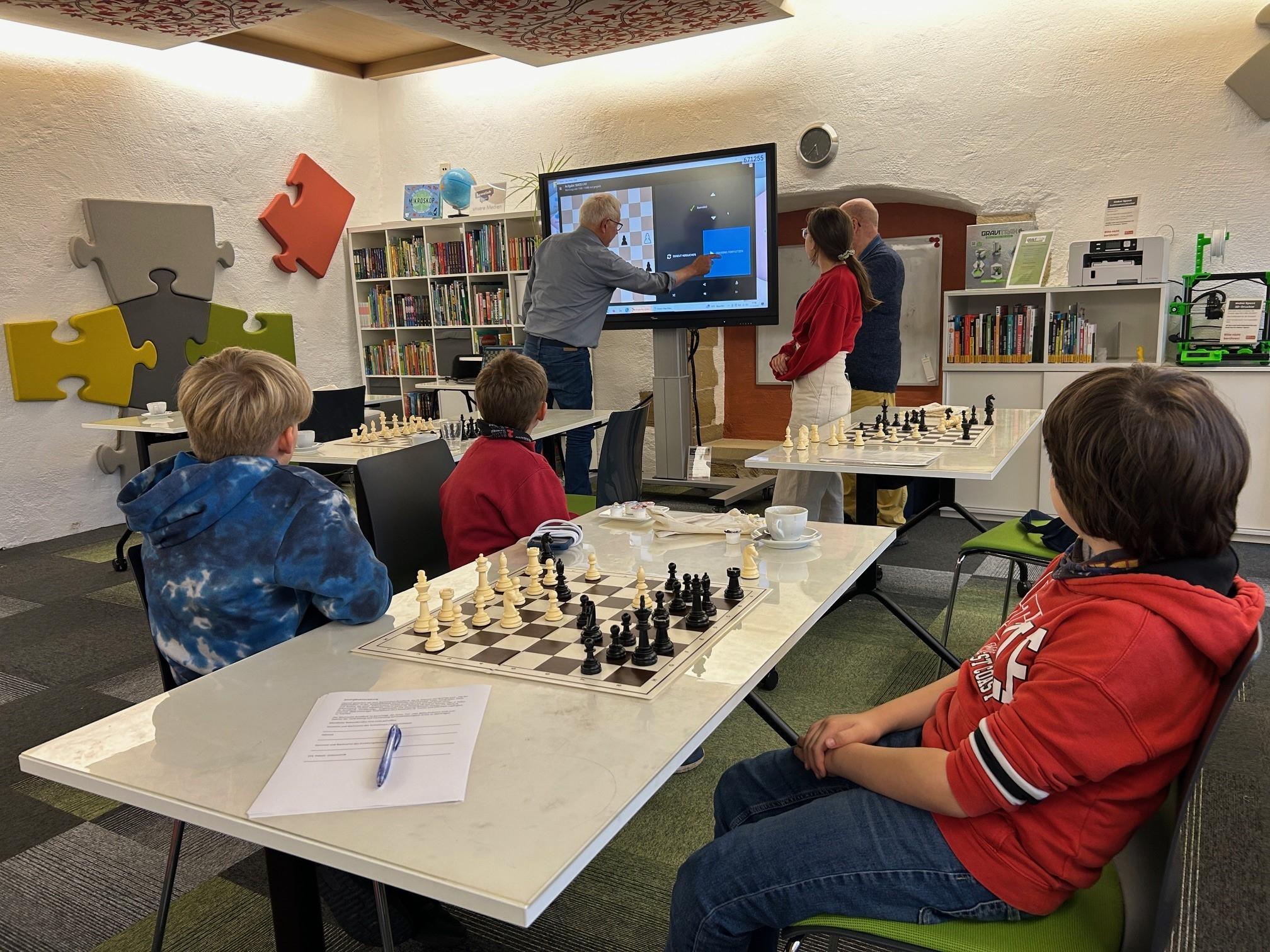 Schachtreff in der Stadtbibliothek Gerolzhofen