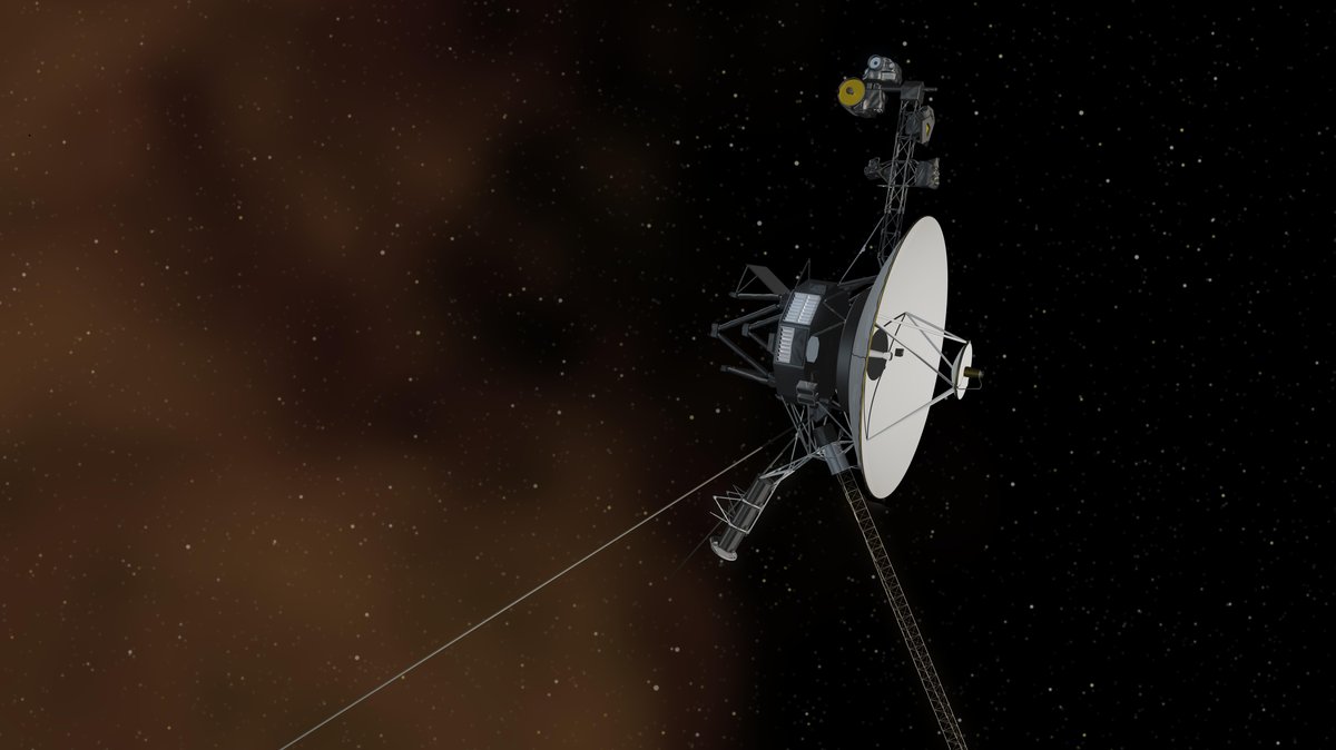 Voyager-Raumsonde  (künstlerische Darstellung)