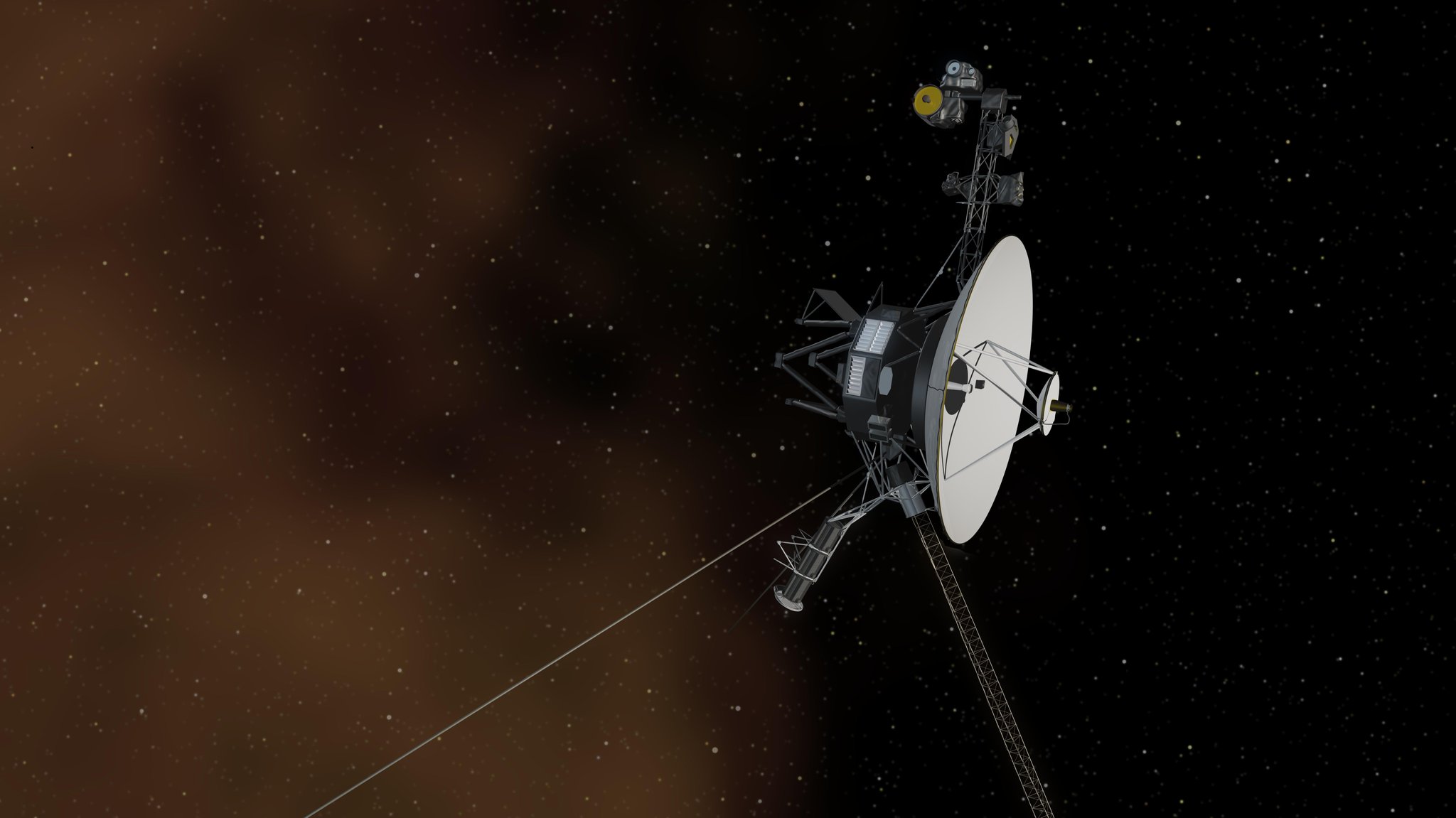 Voyager-Raumsonde (künstlerische Darstellung) | Bild: NASA Voyager-Raumsonde (künstlerische Darstellung)