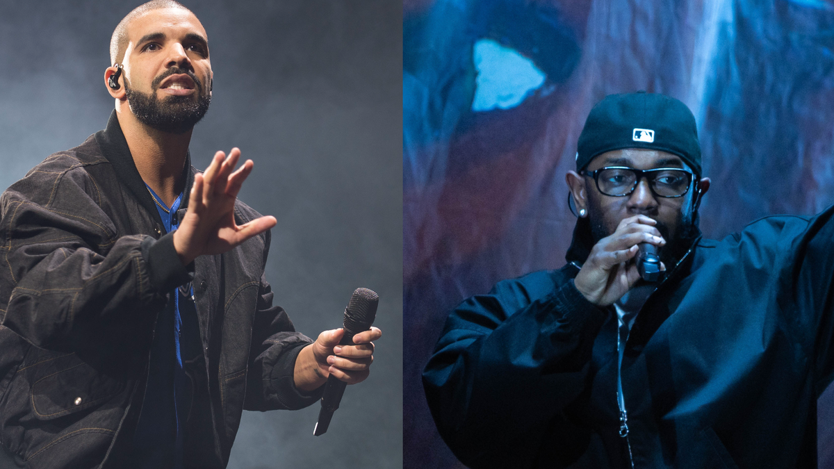 Rapper Drake und Kendrick Lamar