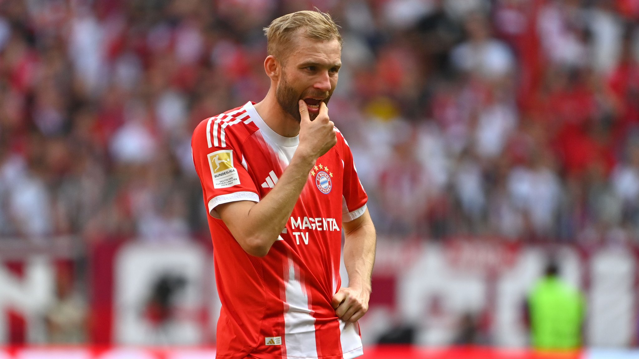 Zukunft beim FC Bayern ungewiss: Konrad Laimer
