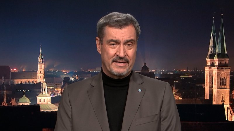 Söder fordert Kompromisse bei der Rente | Bild: BR Söder fordert Kompromisse bei der Rente