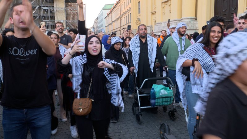 Pro-Palästina-Demo in München.