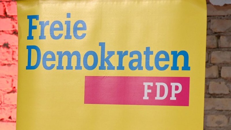 Ein Plakat der FDP.