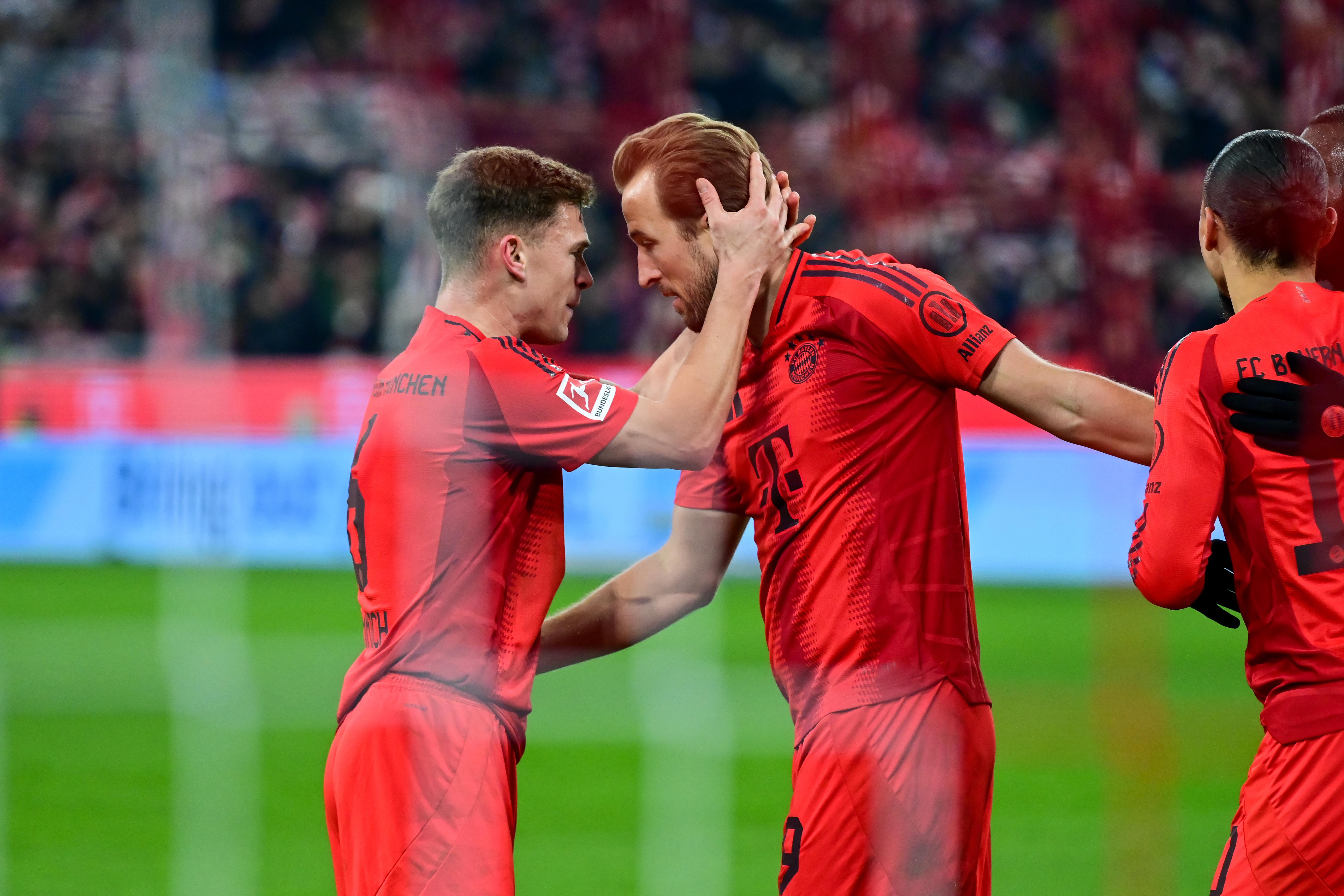 Joshua Kimmich (l.) und Harry Kane