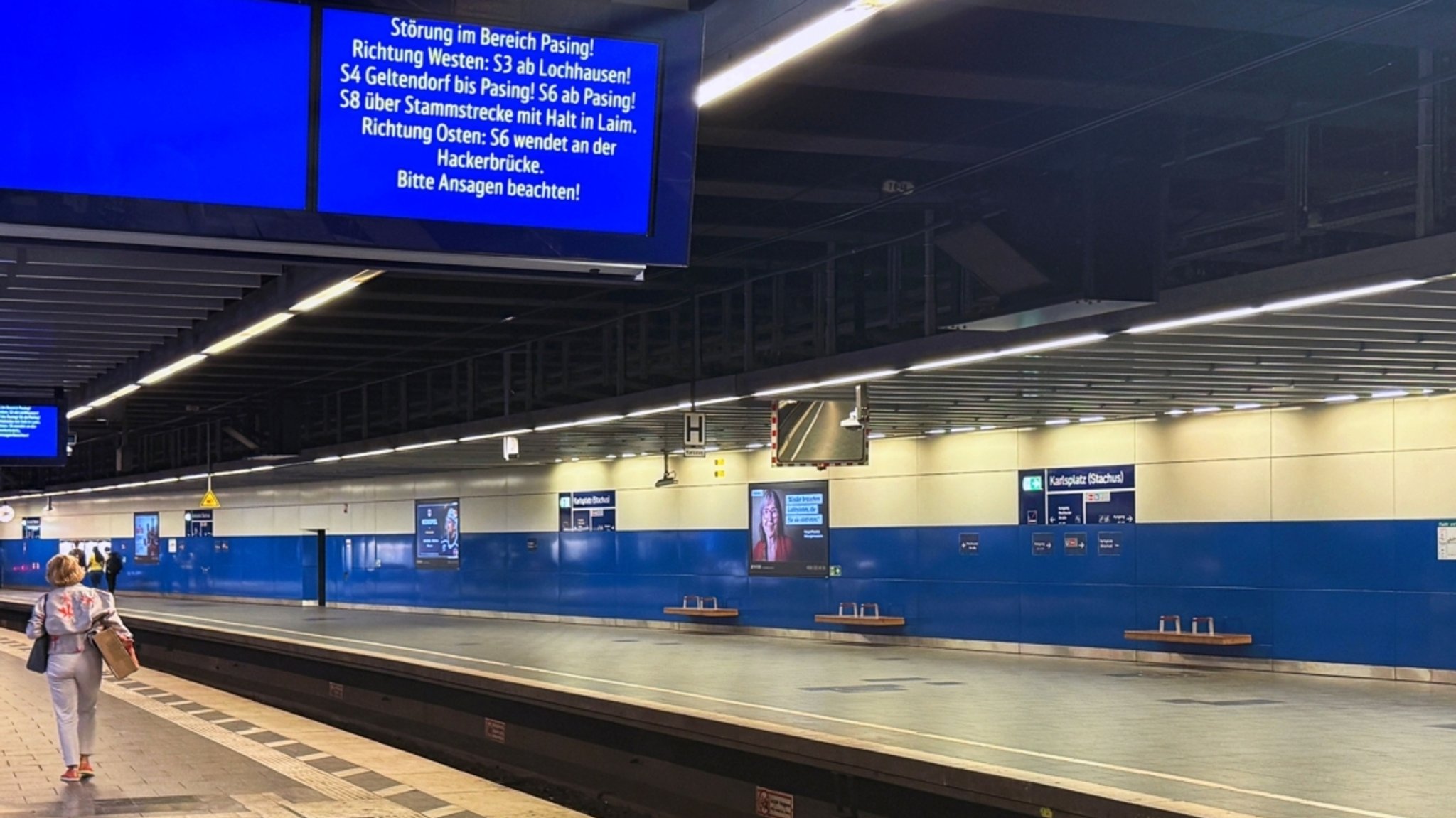 Nichts geht: Der Nahverkehr im Großraum München - von Starnberg bis Erding - muss sich im Herbst auf viele Streckensperrungen einstellen. | Bild: dpa-Bildfunk/Christoph Trost Nichts geht: Der Nahverkehr im Großraum München - von Starnberg bis Erding - muss sich im Herbst auf viele Streckensperrungen einstellen.