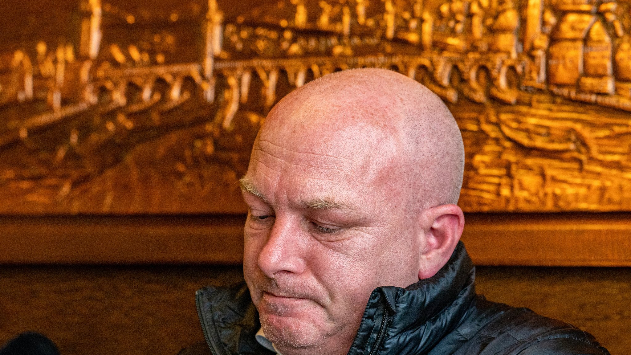Joachim Wolbergs, ehemaliger Oberbürgermeister von Regensburg, bei einem Pressegespräch 2022. | Bild: pa/dpa | Armin Weigel Joachim Wolbergs, ehemaliger Oberbürgermeister von Regensburg, bei einem Pressegespräch 2022.
