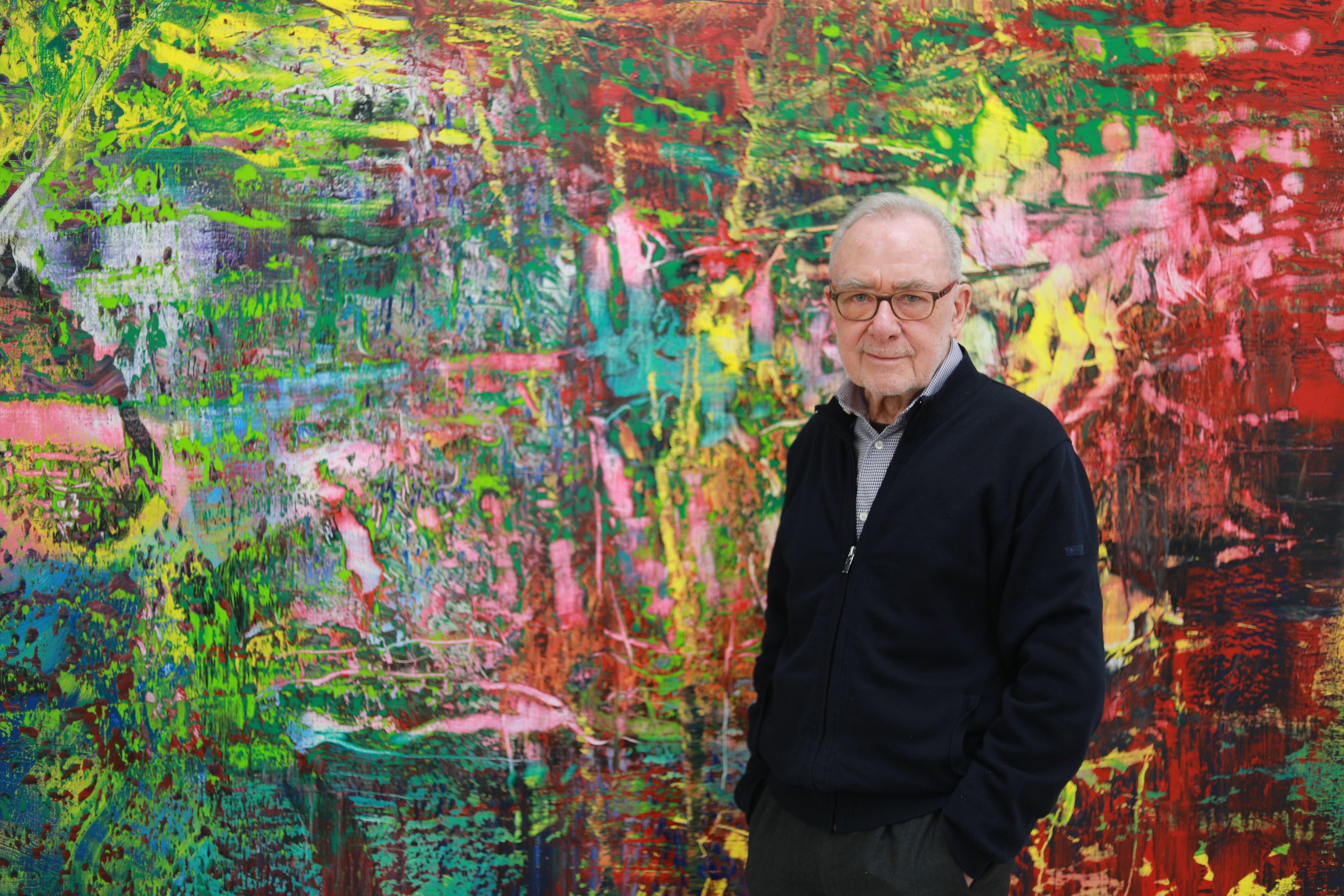 2020 hörte er mit dem Malen auf, für die "Monopol" ist Gerhard Richter dieses Jahr trotzdem der "Künstler der Stunde".