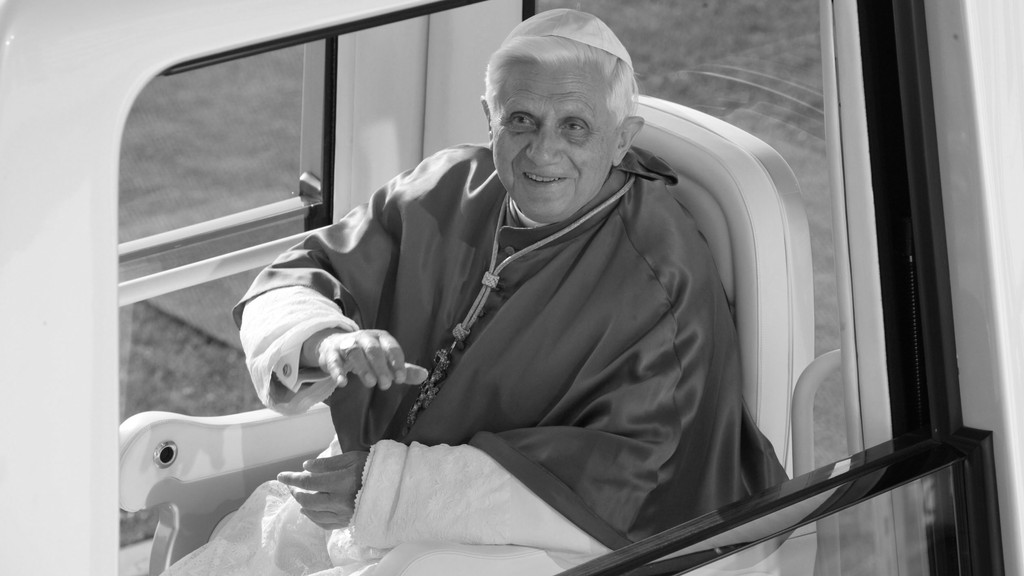 Ein Bild vom Papstbesuch Benedikt XVI. in Bayern 