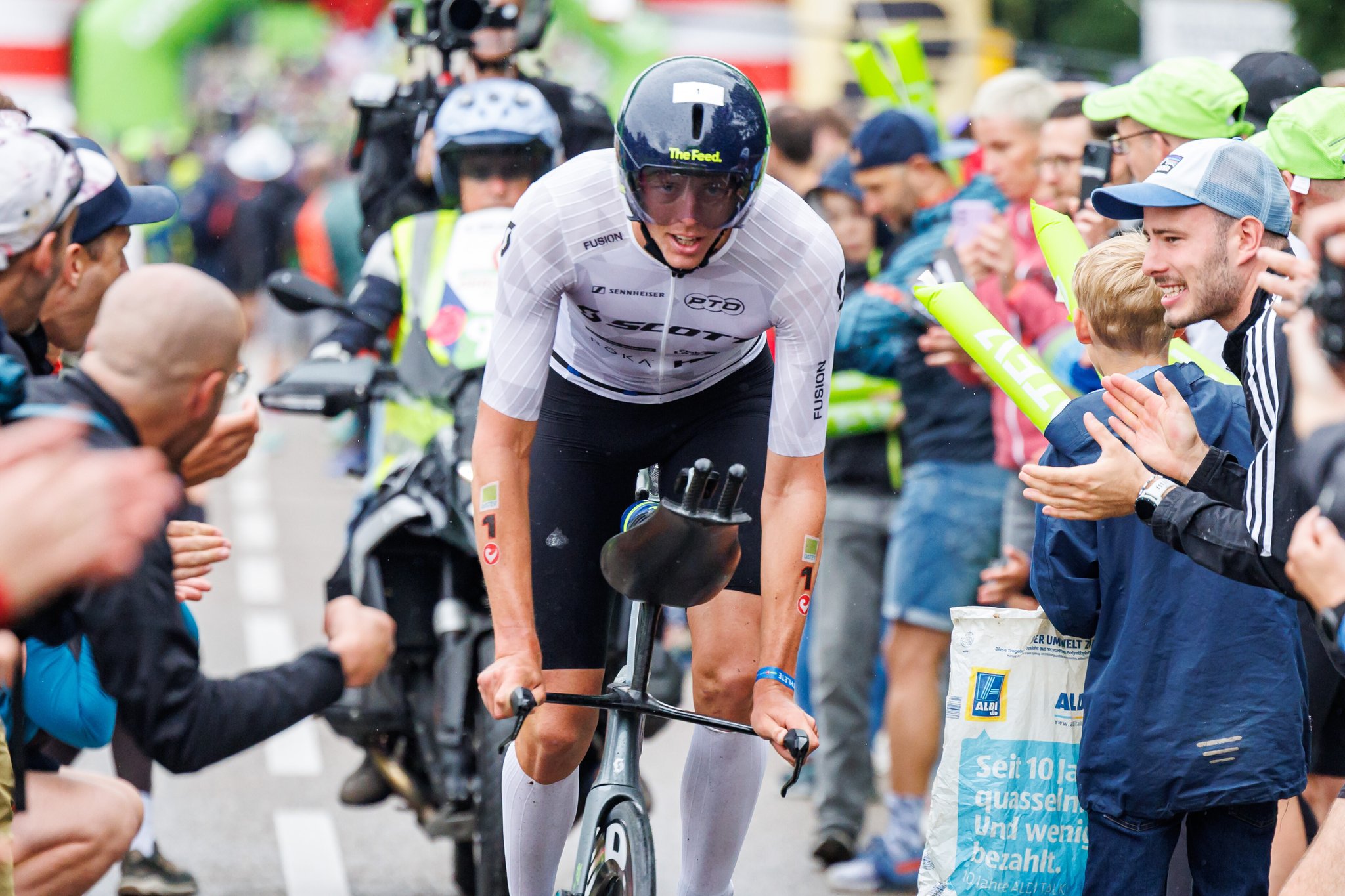Triathlon Challenge Roth: Magnus Ditlev, der 2024 eine neue Weltbestzeit aufgestellt hat | Bild: dpa Triathlon Challenge Roth: Magnus Ditlev, der 2024 eine neue Weltbestzeit aufgestellt hat