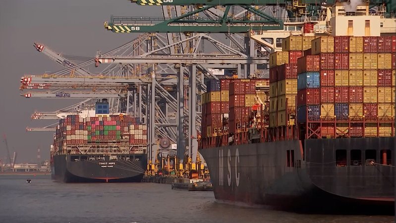 Containerschiffe | Bild: BR Containerschiffe