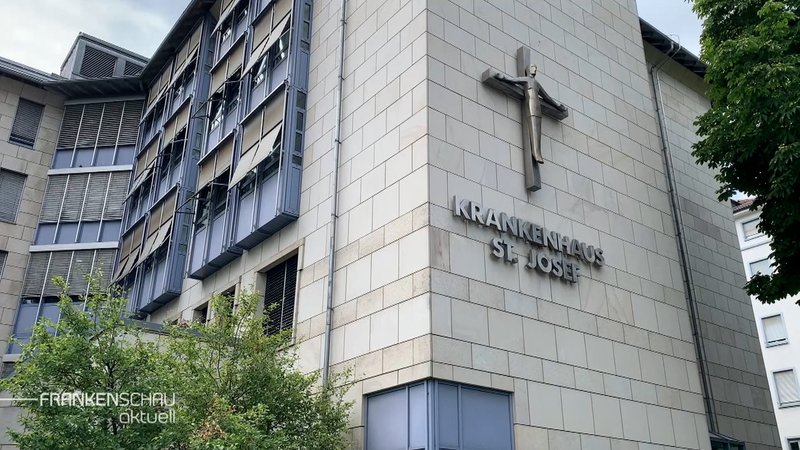 Das St. Josef Krankenhaus in Schweinfurt. | Bild: BR Das St. Josef Krankenhaus in Schweinfurt.