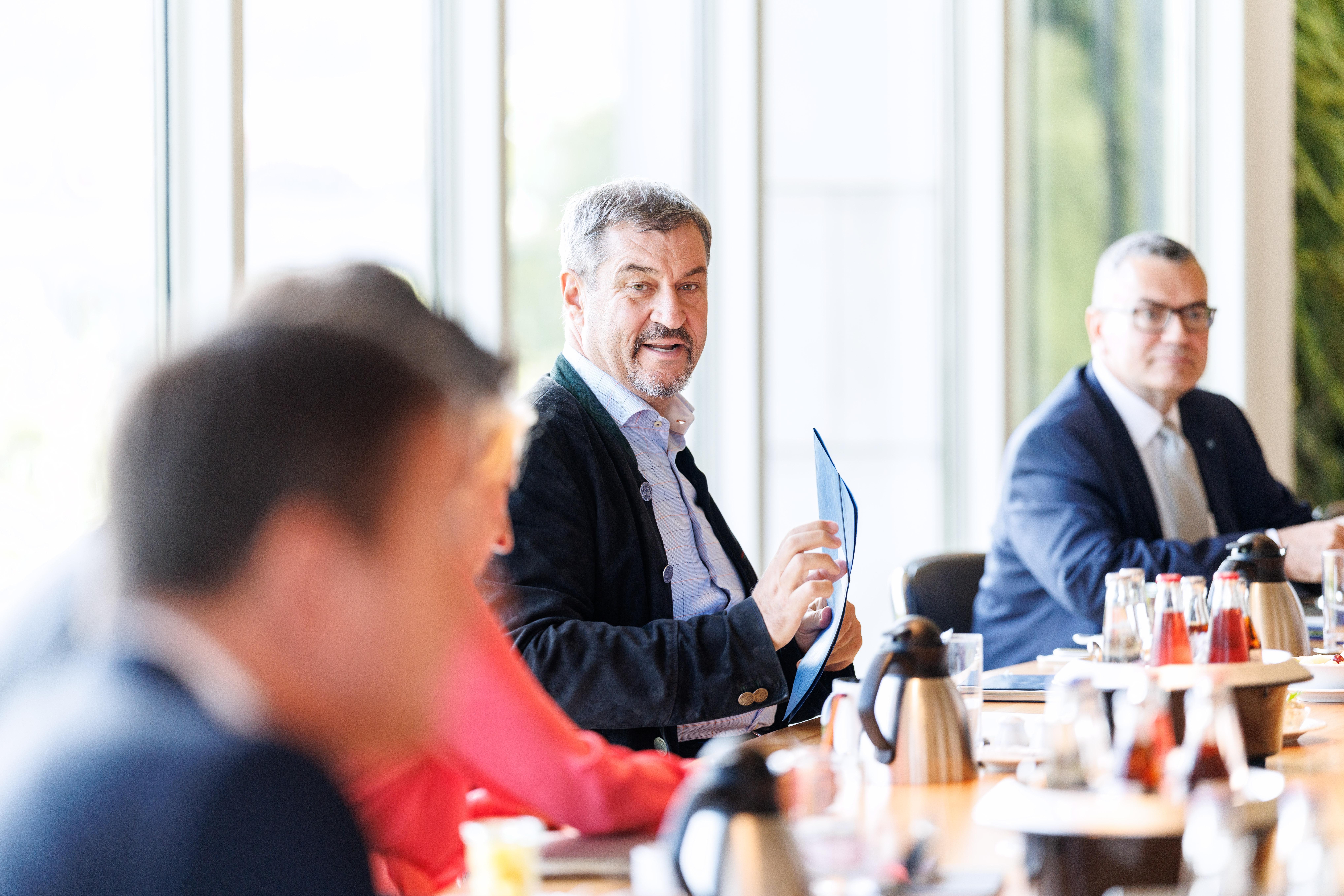 Sitzung des bayerischen Kabinetts