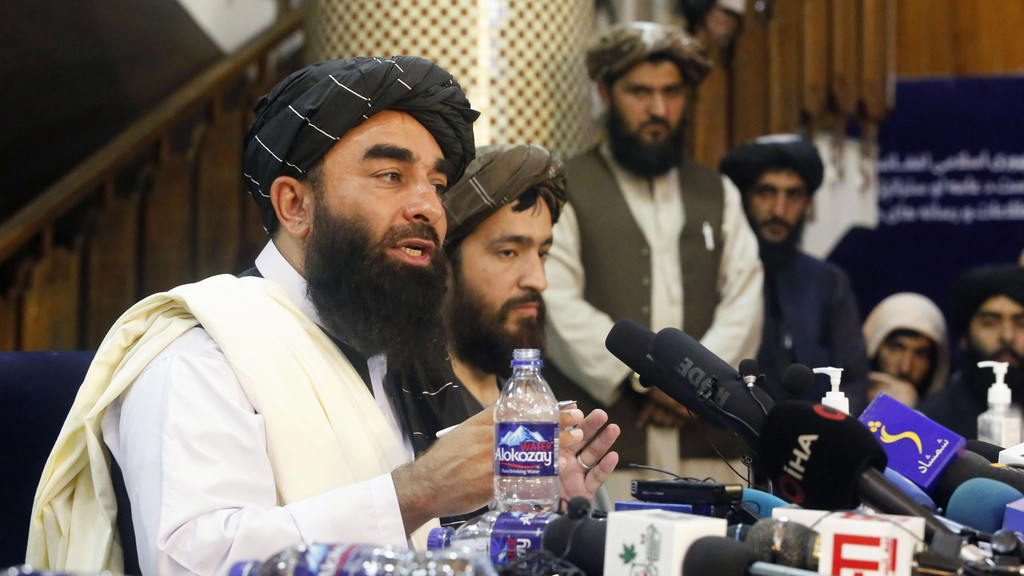 Taliban-Sprecher Sabihullah Mudschahid hat einen Twitter-Account mit hunderttausenden Followern.