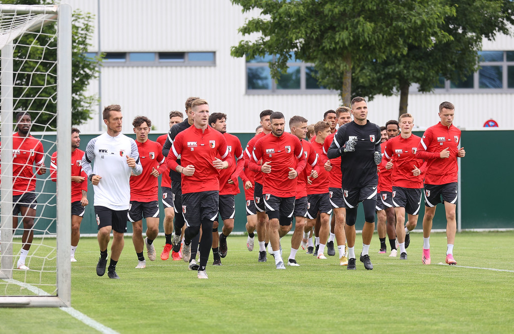 Training beim FC Augsburg