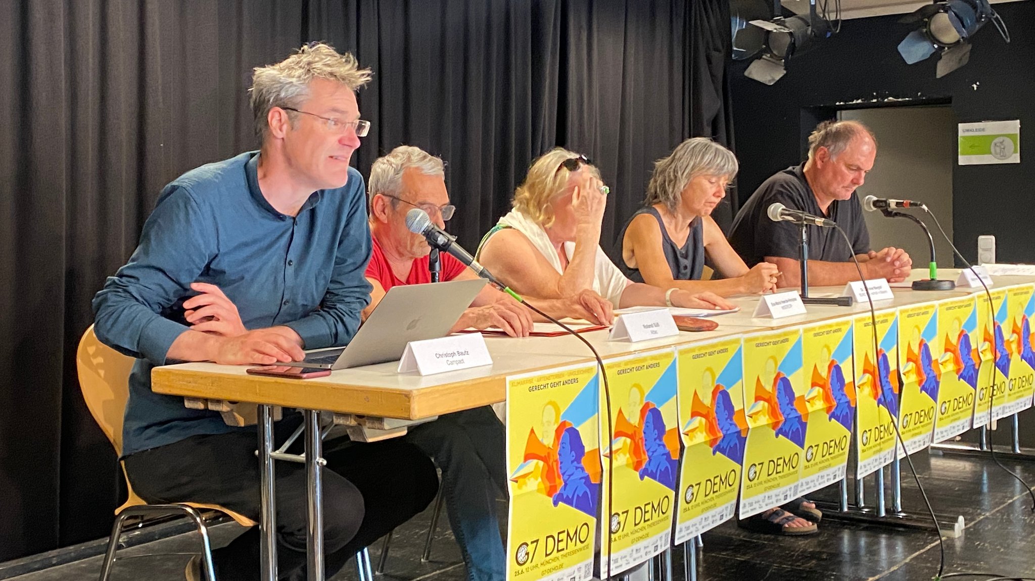 Christoph Bautz von Campact bei der Pressekonferenz