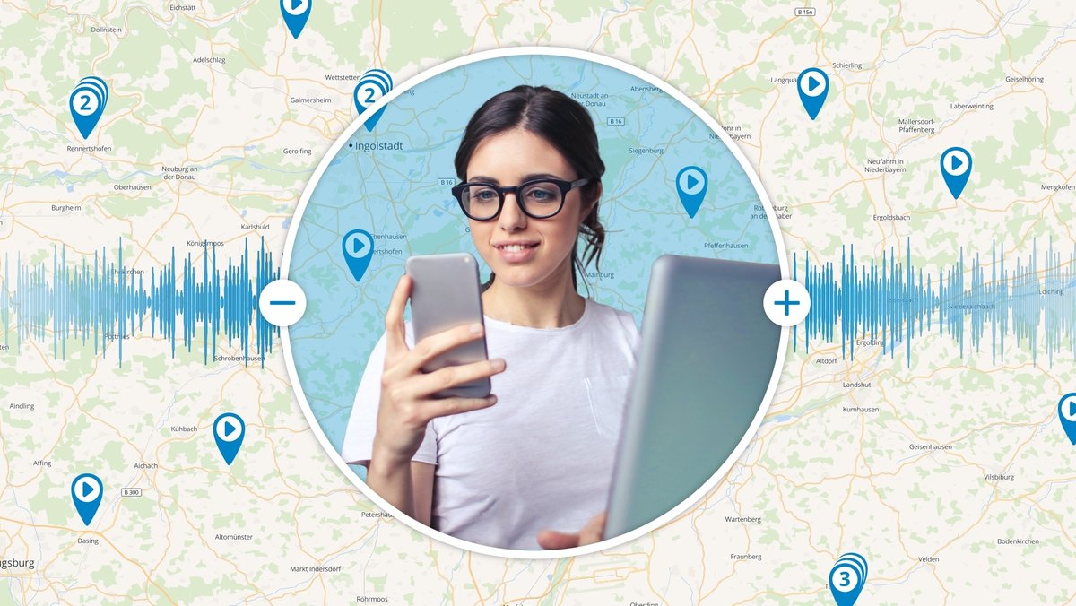 Prototyp testen: Regionalnachrichten als persönlicher Mix zum Hören | Bild: BR, Bruce Mars/Unsplash Prototyp testen: Regionalnachrichten als persönlicher Mix zum Hören