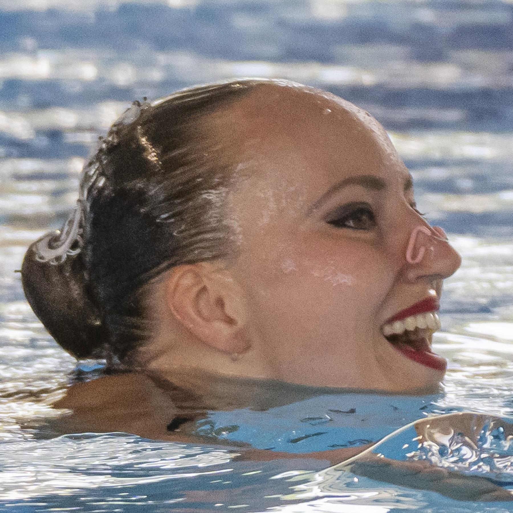 Marlene Bojer, Synchronschwimmerin: ”Leider ist die Medienpräsenz für Synchronschwimmen nicht so groß, wie ich sie gerne hätte.”