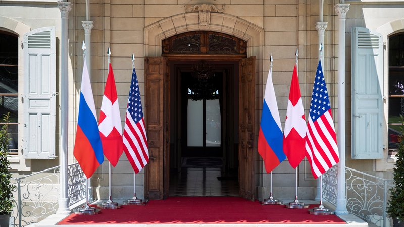 Die Villa La Grange in Genf. Hier findet der USA-Russland-Gipfel statt.