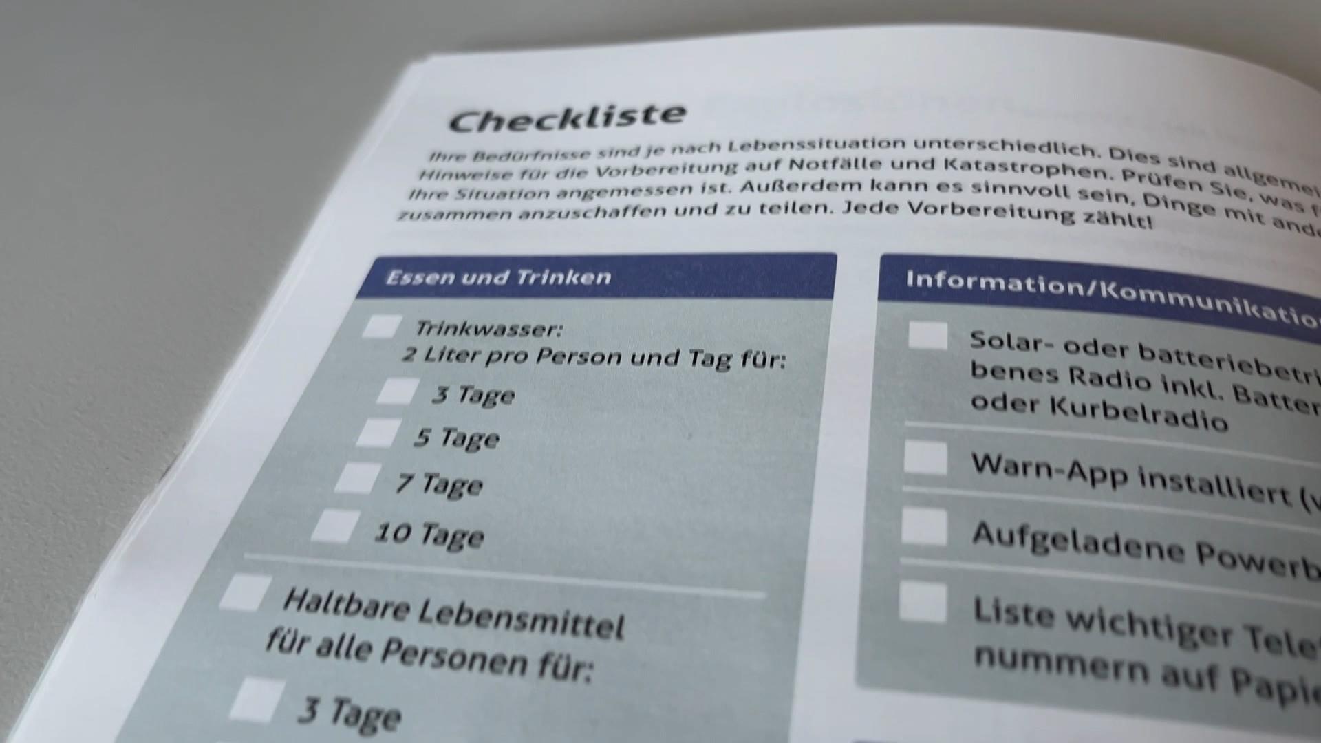 Vorsorge-Checkliste