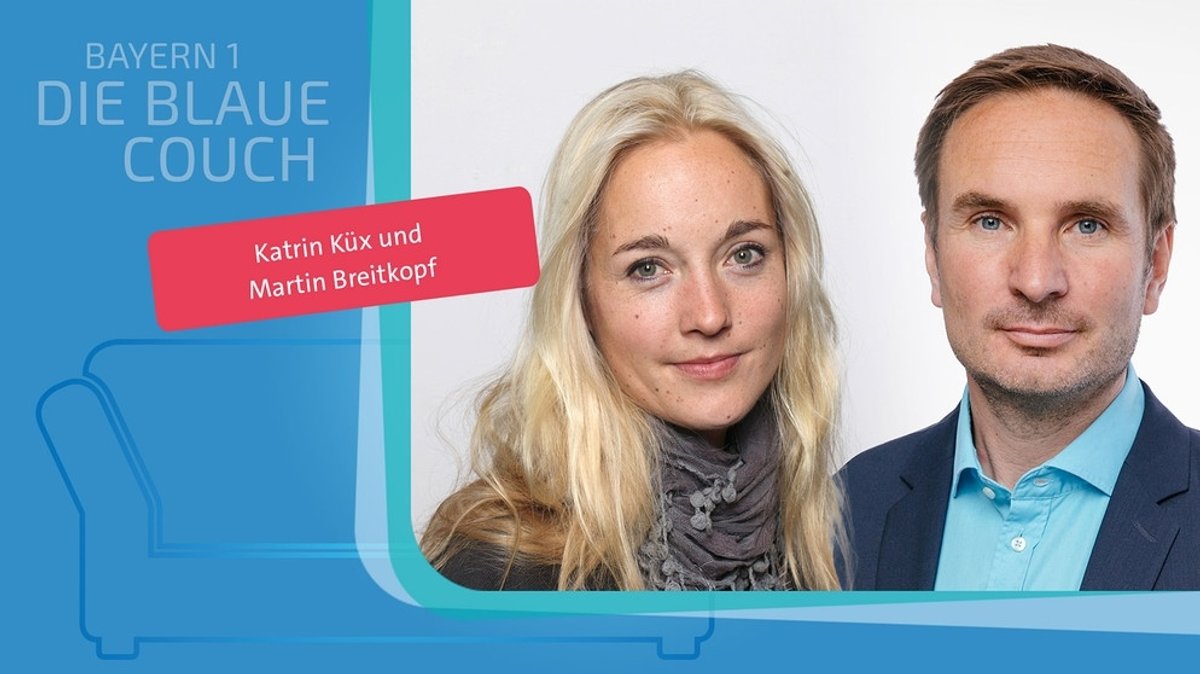 Katrin Küx und Martin Breitkopf zu Gast auf der Blauen Couch