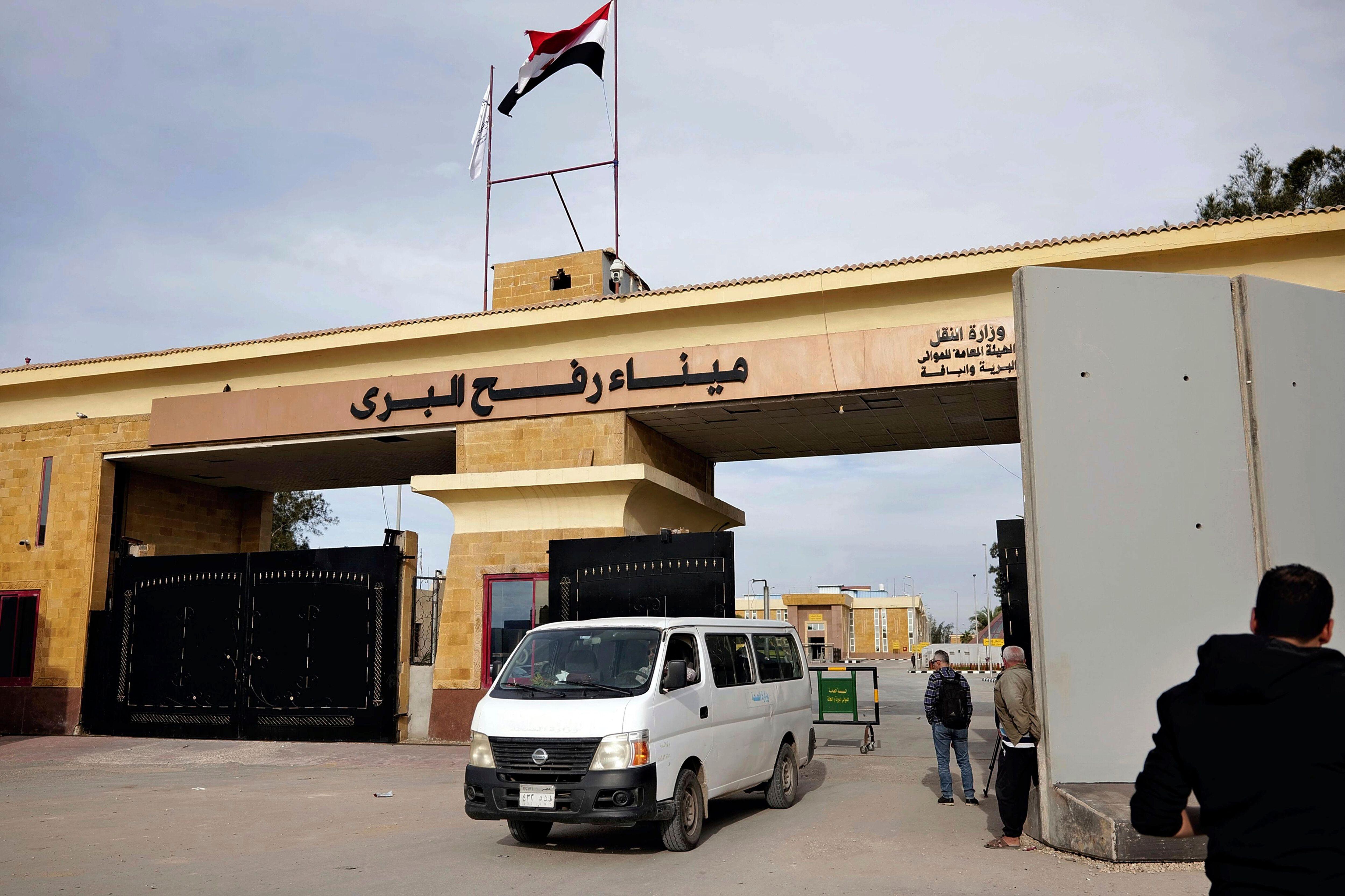 Archivbild: Der Grenzübergang bei Rafah