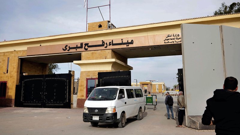 Archivbild: Der Grenzübergang bei Rafah | Bild: pa/dpa/AP Archivbild: Der Grenzübergang bei Rafah