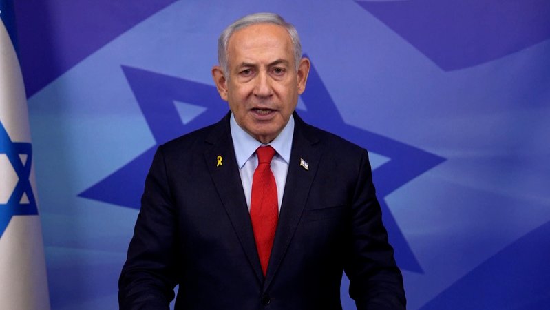 Statement von Israels Premier Netanjahu zur Waffenruhe | Bild: BR Statement von Israels Premier Netanjahu zur Waffenruhe