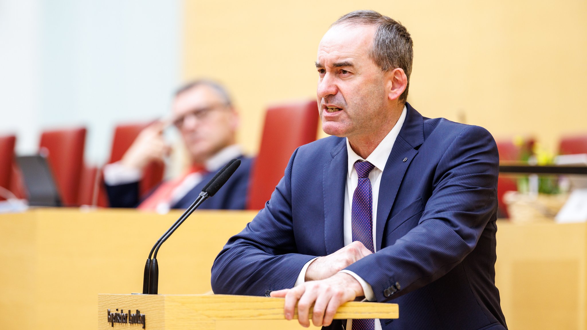 Hubert Aiwanger im Landtag