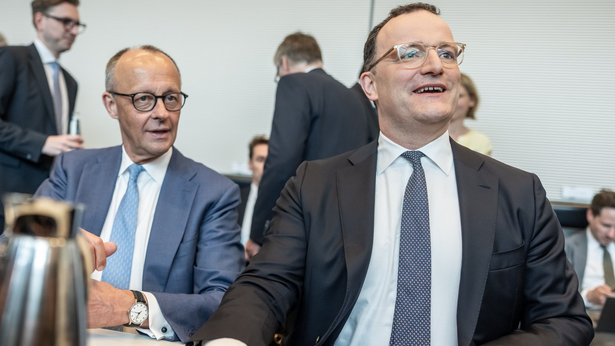 Spahn als Fraktionschef der Union wiedergewählt