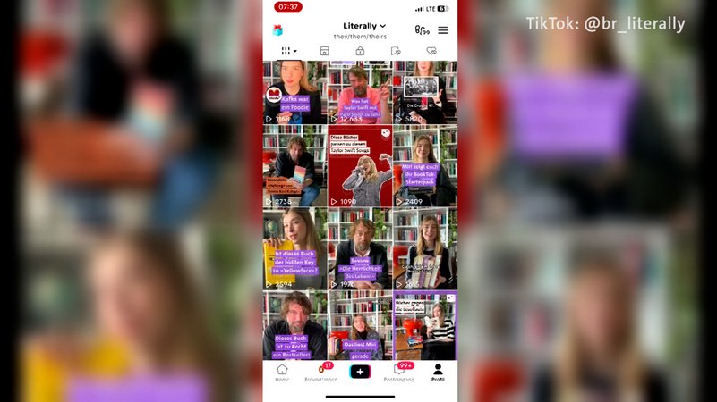 "Literally" auf TikTok | Bild: Bayerischer Rundfunk 2024 "Literally" auf TikTok