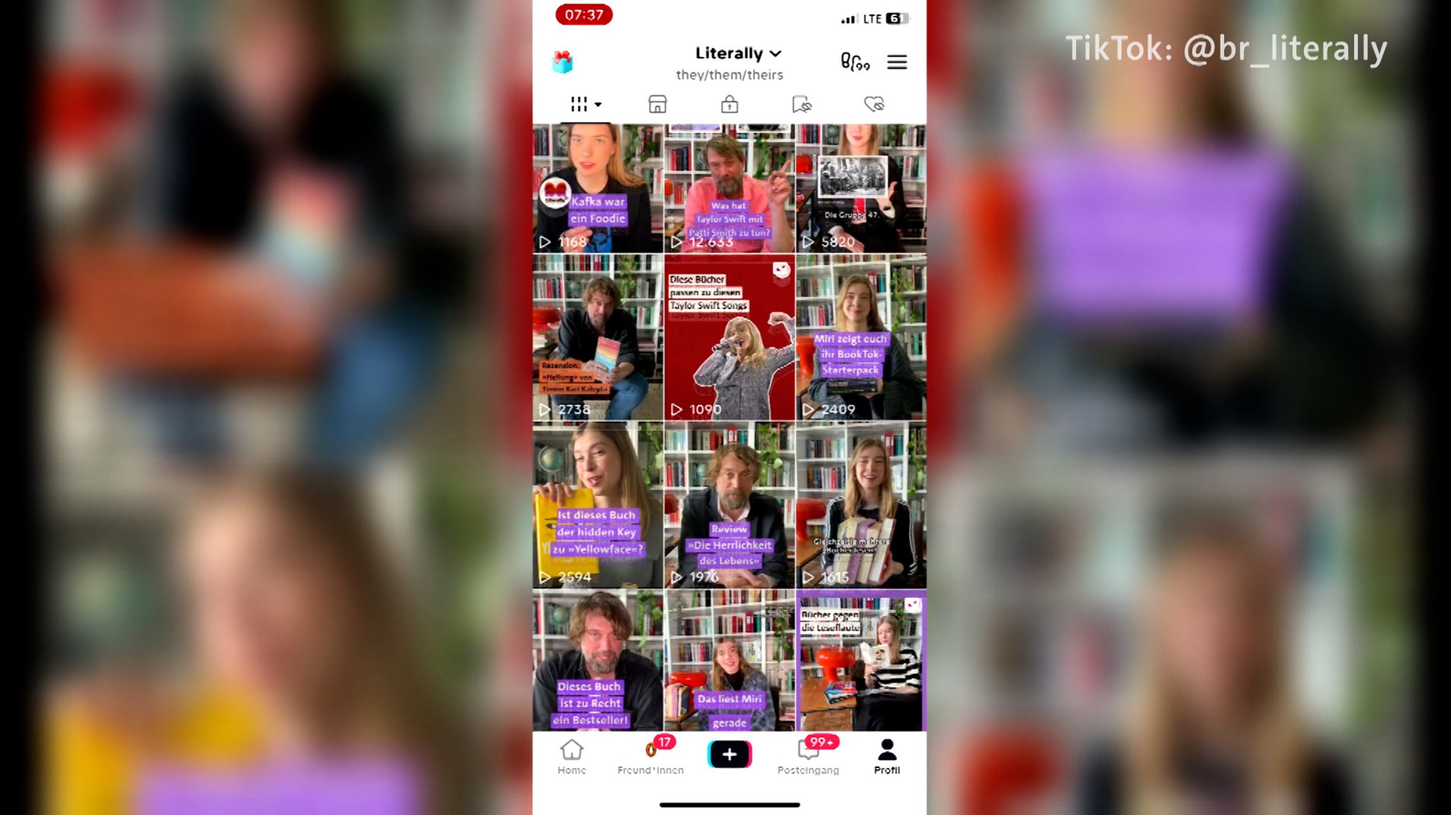 "Literally" auf TikTok 