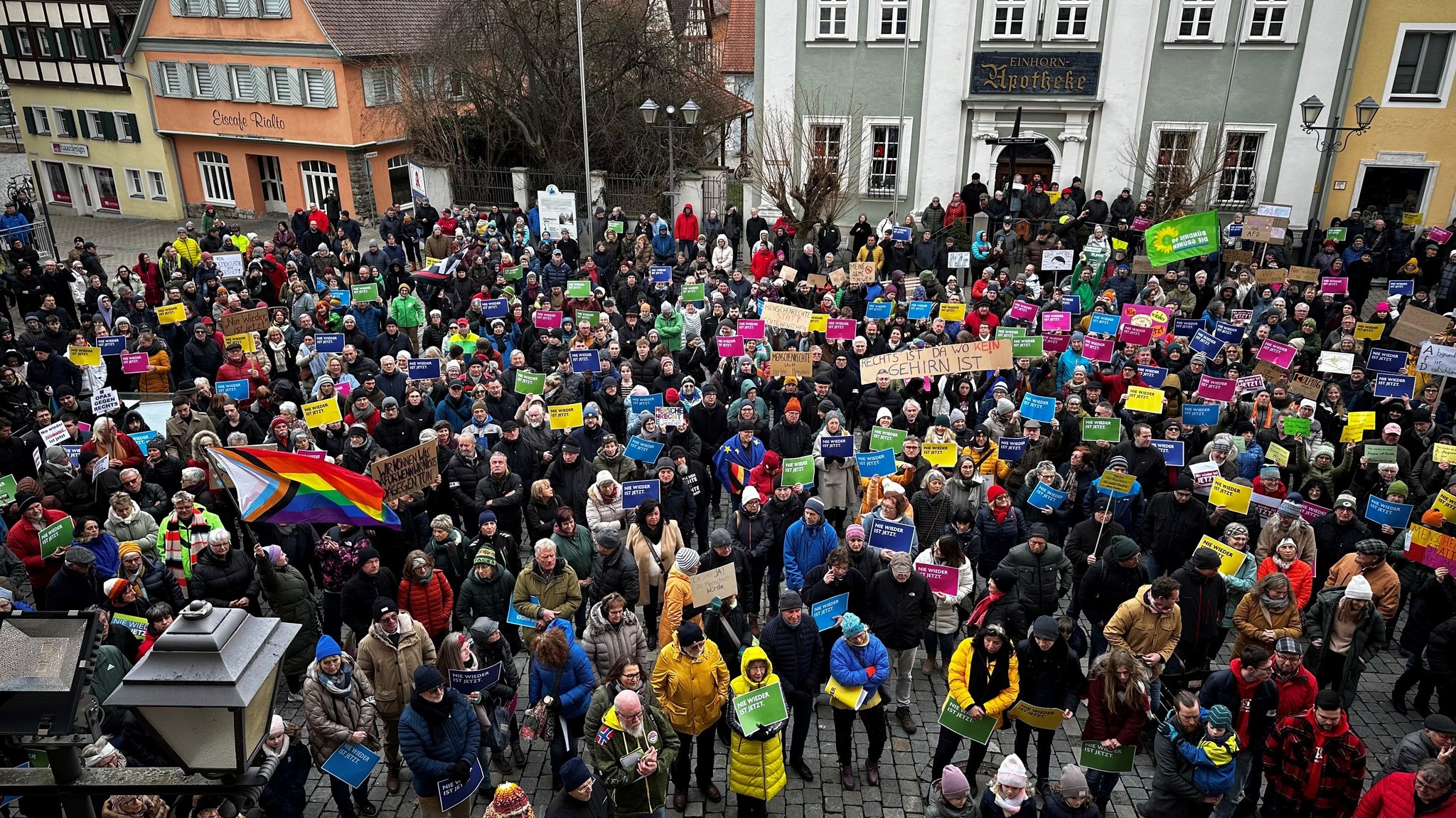 Auch auf dem Land: Immer mehr Demos gegen Rechtsextremismus