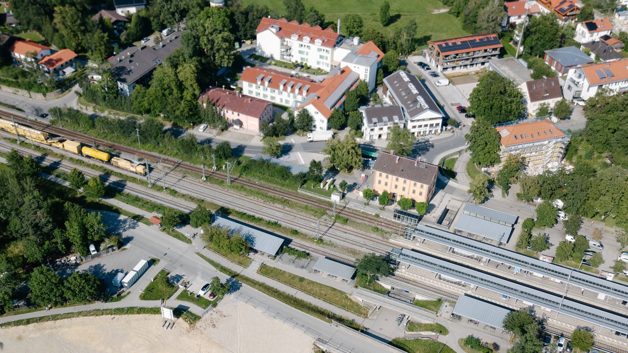 Der Bahnhof von Deisenhofen (Archivbild von Juli 2024)