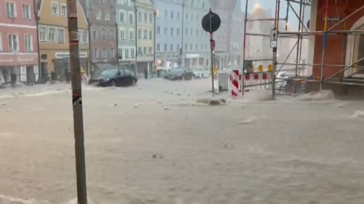 Versicherer: Landshut am häufigsten von Starkregen getroffen