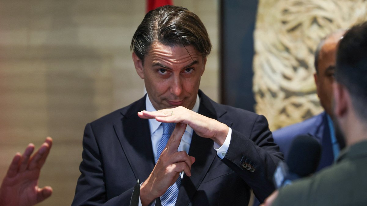 Der US-Gesandte Amos Hochstein in Beirut