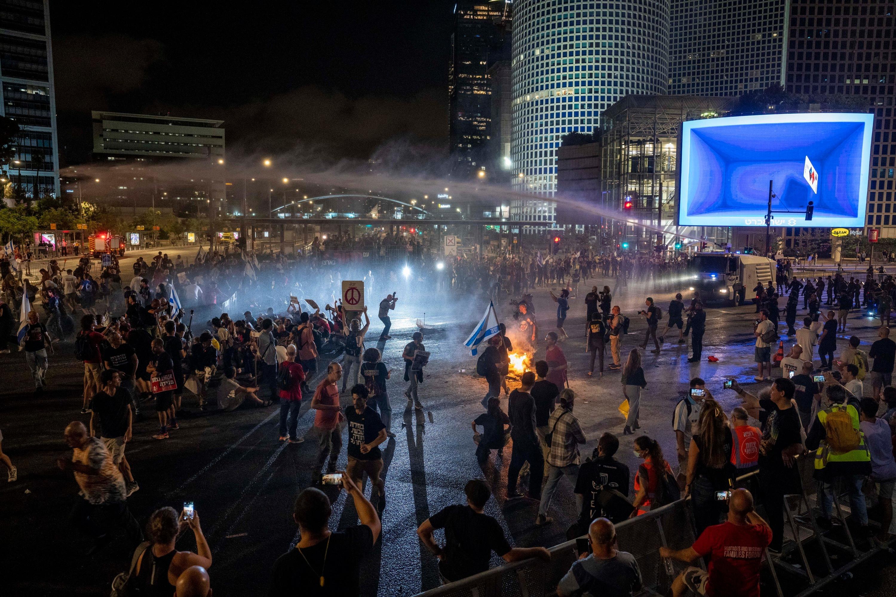 Die Massenproteste in Israel reißen nicht ab.