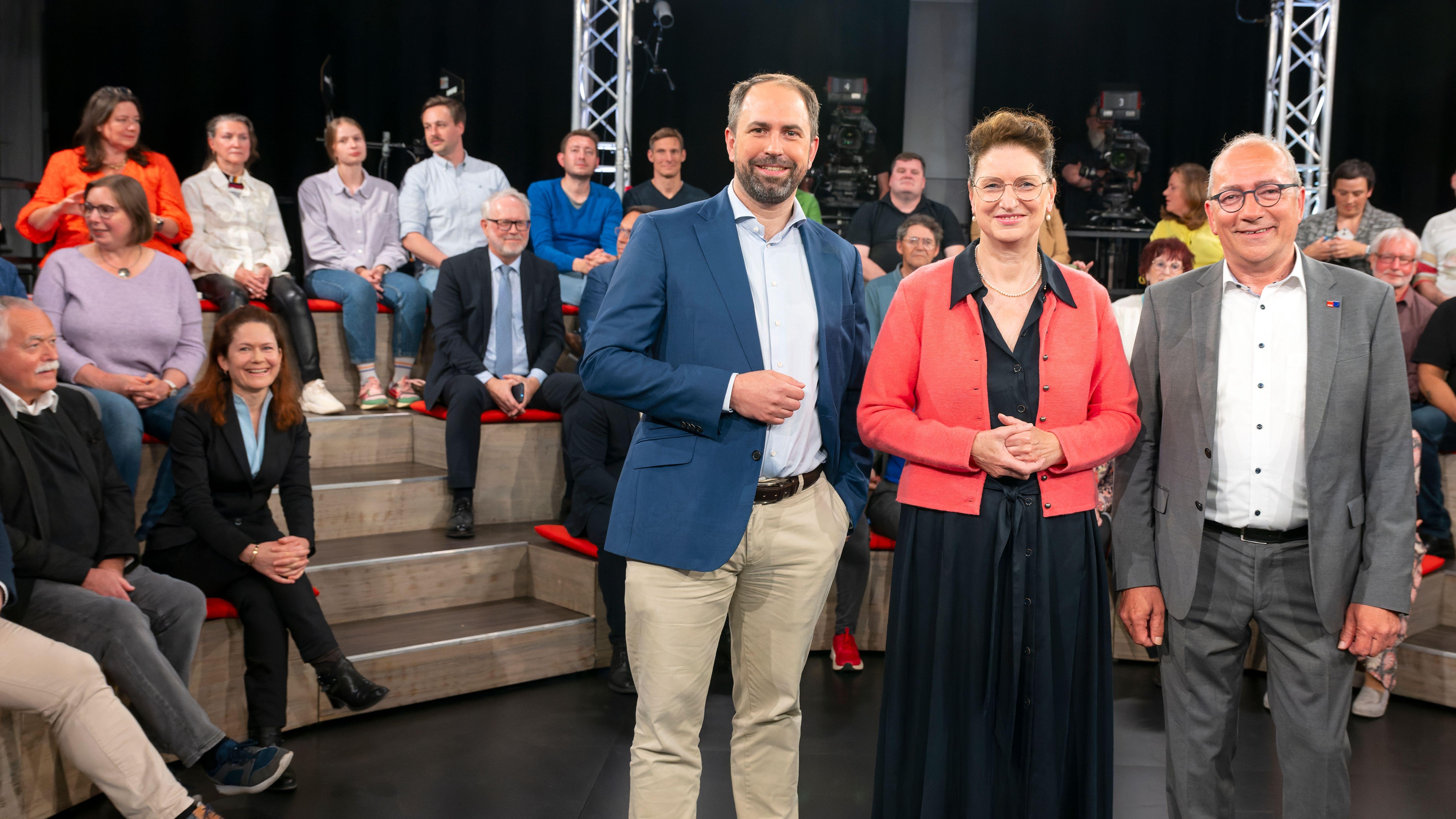 BR24 Wahlarena in Nürnberg