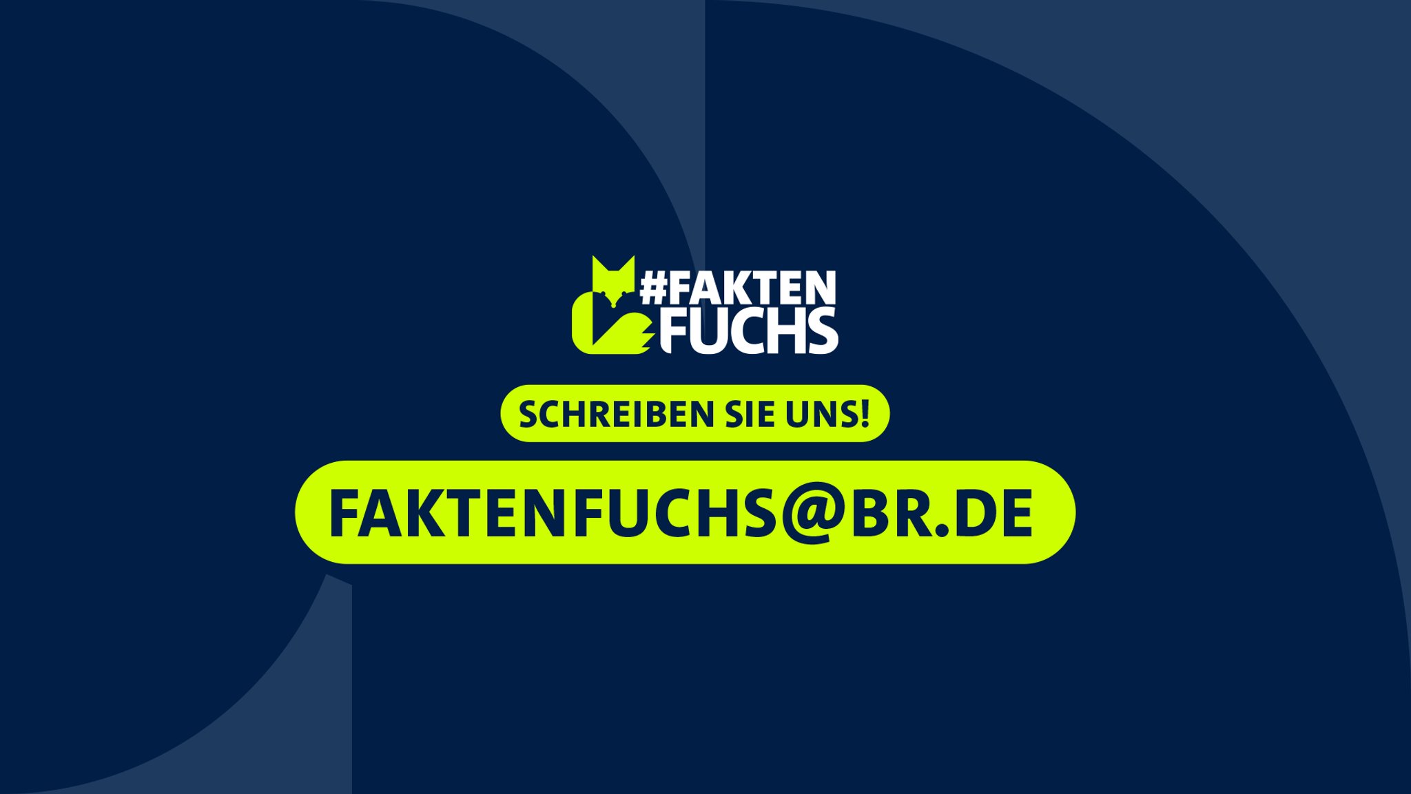 #Faktenfuchs: Wir sind erreichbar