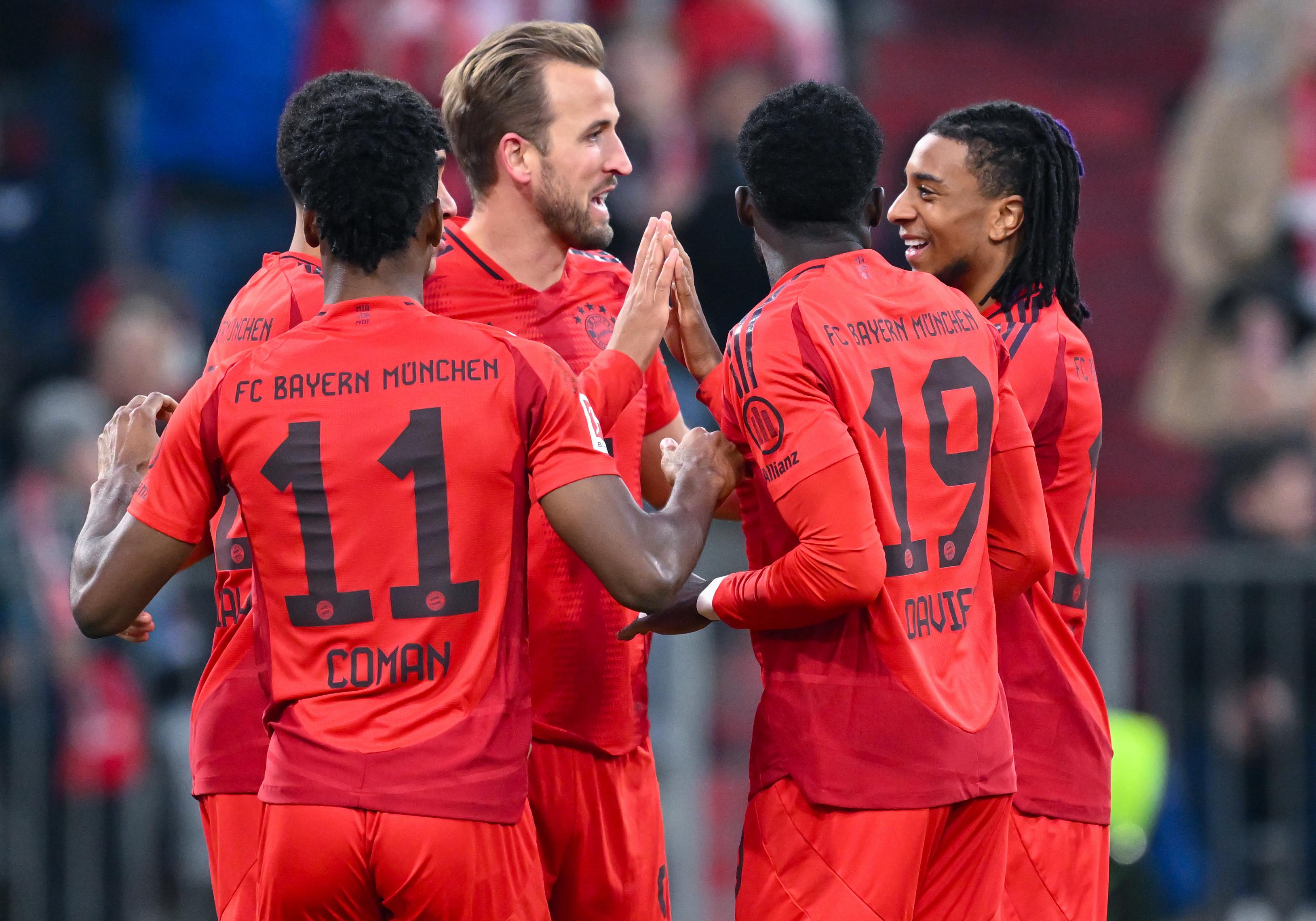 Harry Kane von München jubelt über sein Tor