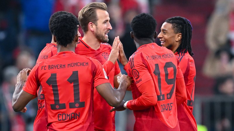 Harry Kane von München jubelt über sein Tor | Bild: picture alliance/dpa Harry Kane von München jubelt über sein Tor