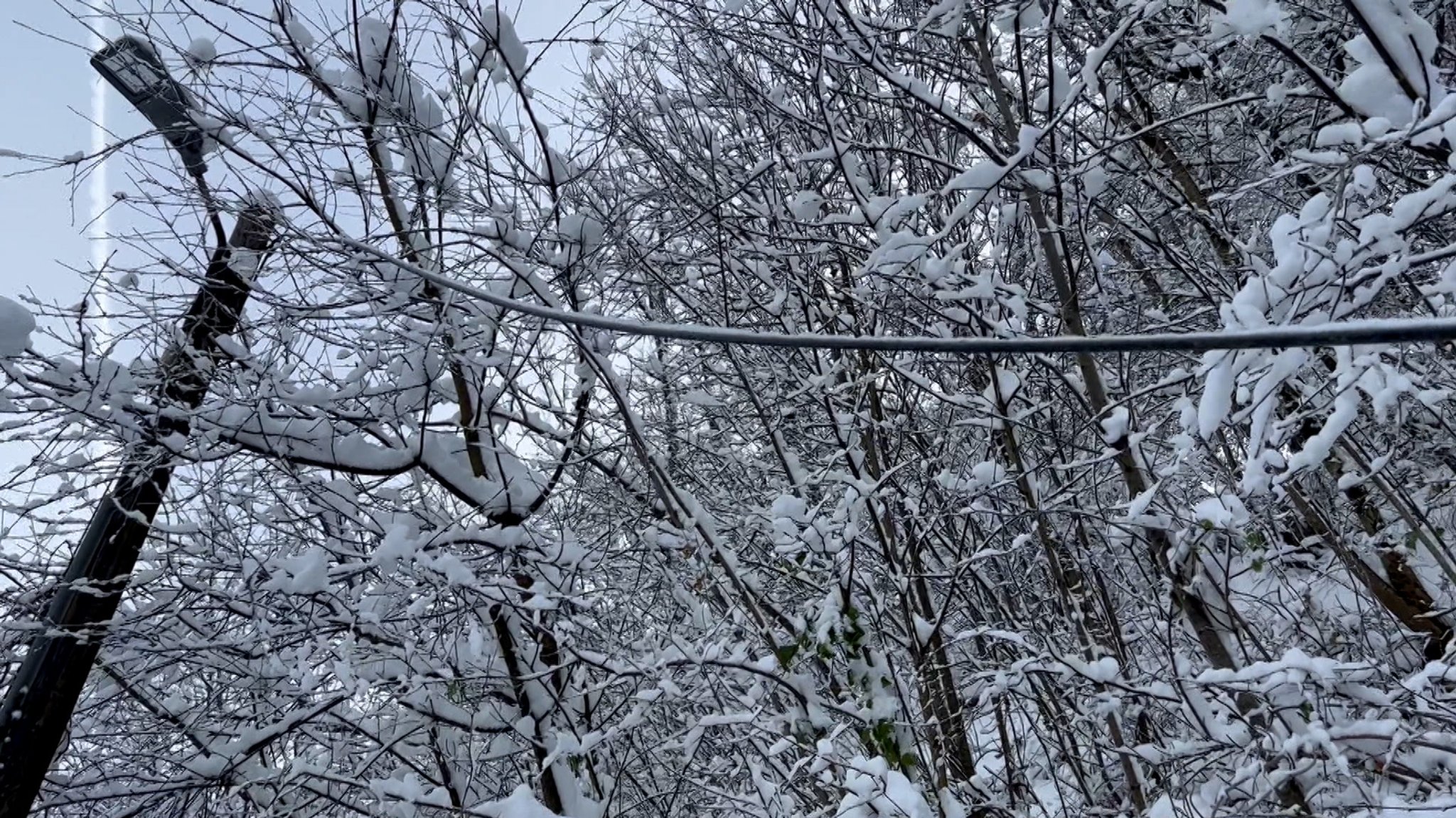 Massiver Schneefall behinderte den Weg zur Triftsperre. 