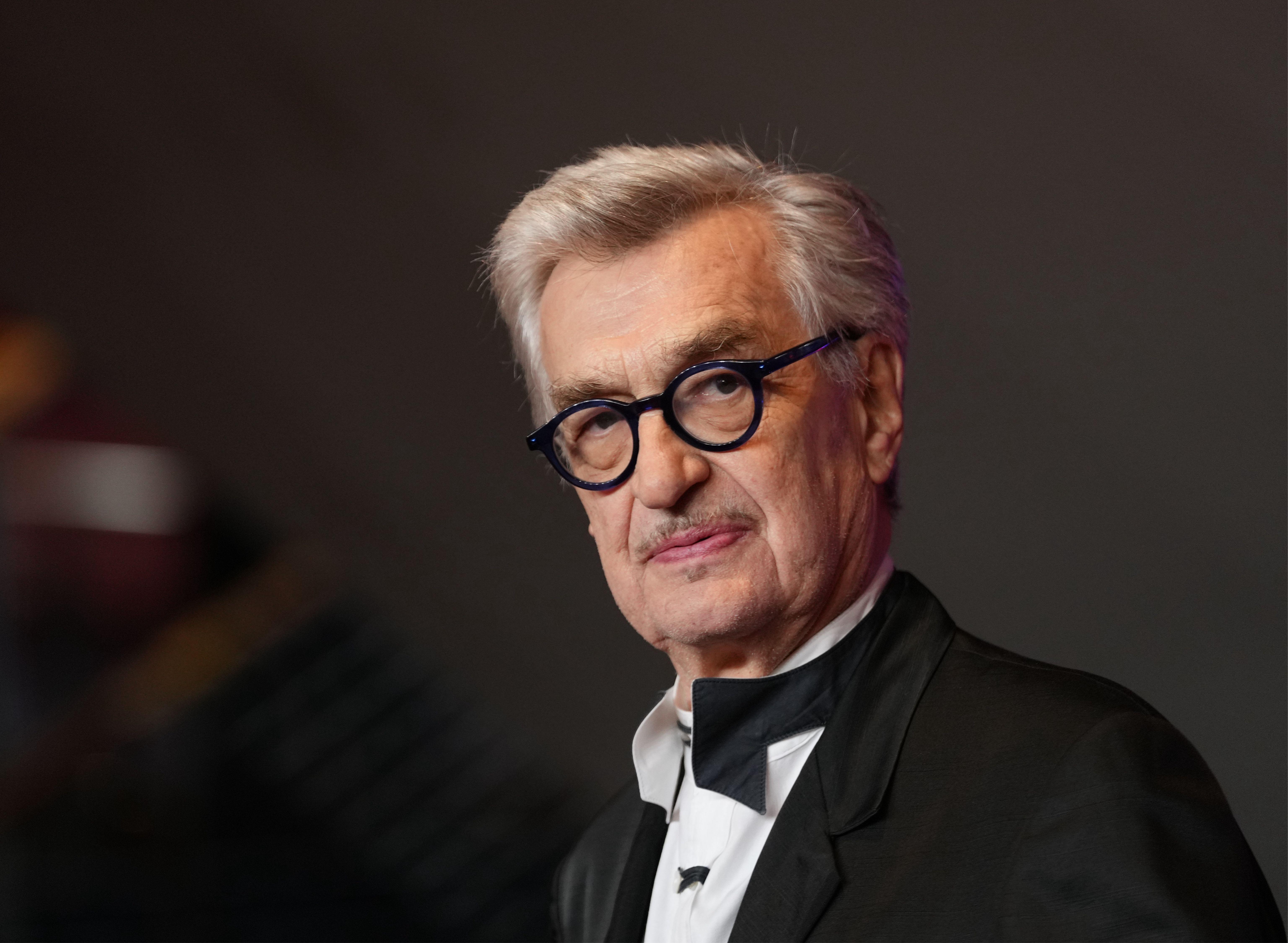 Wim Wenders auf der diesjährigen Berlinale. | Bild:dpa-Bildfunk/Soeren Stache