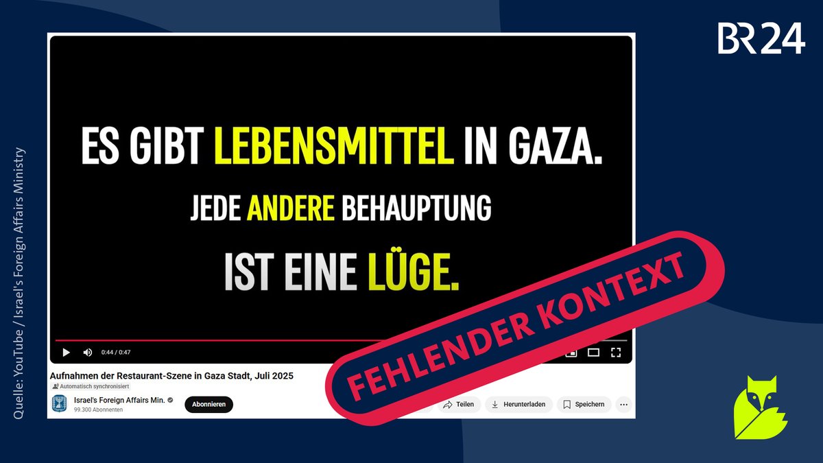 Screenshot aus einem Video des israelischen Außenministeriums. | Bild: YouTube / Israel's Foreign Affairs Ministery / Montage: BR Screenshot aus einem Video des israelischen Außenministeriums.
