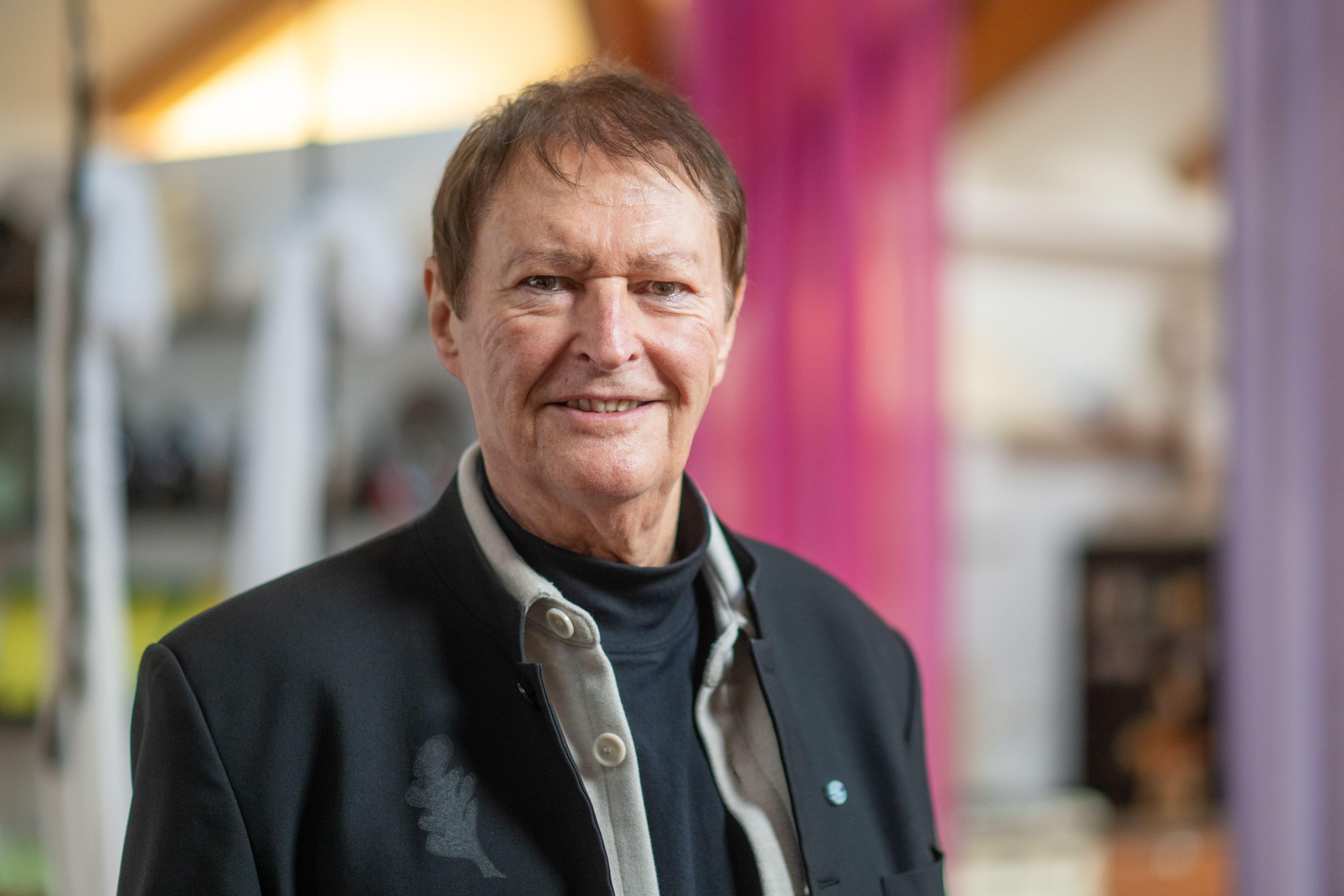 Sänger Hans-Jürgen Buchner von der Musikgruppe Haindling.
